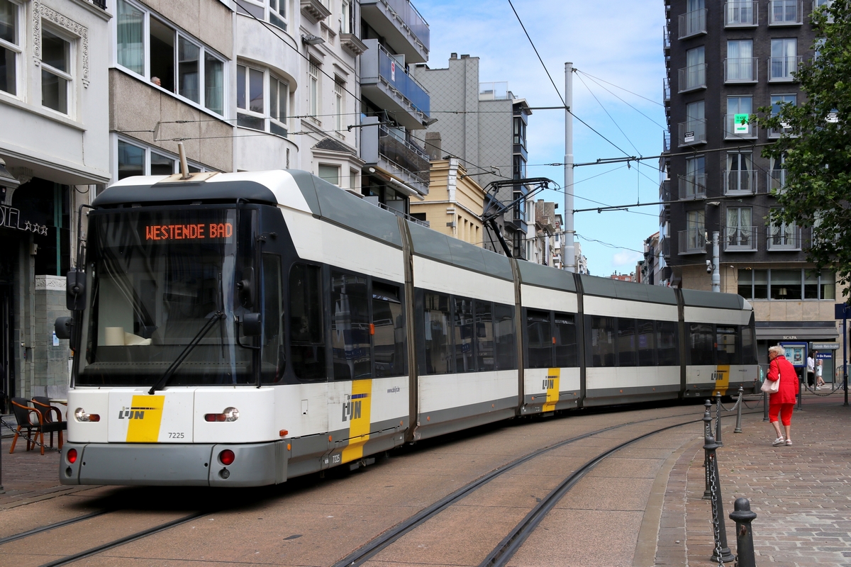 Береговой трамвай, Siemens MGT6-1-1 № 7225; Береговой трамвай — Трамваи из Антверпен на линии Берегового трамвая
