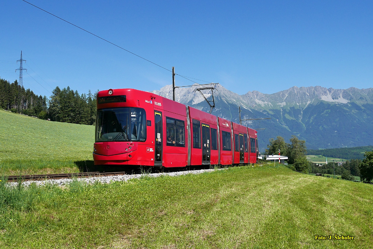 Инсбрук, Bombardier Flexity Outlook № 355; Инсбрук — Stubaitalbahn