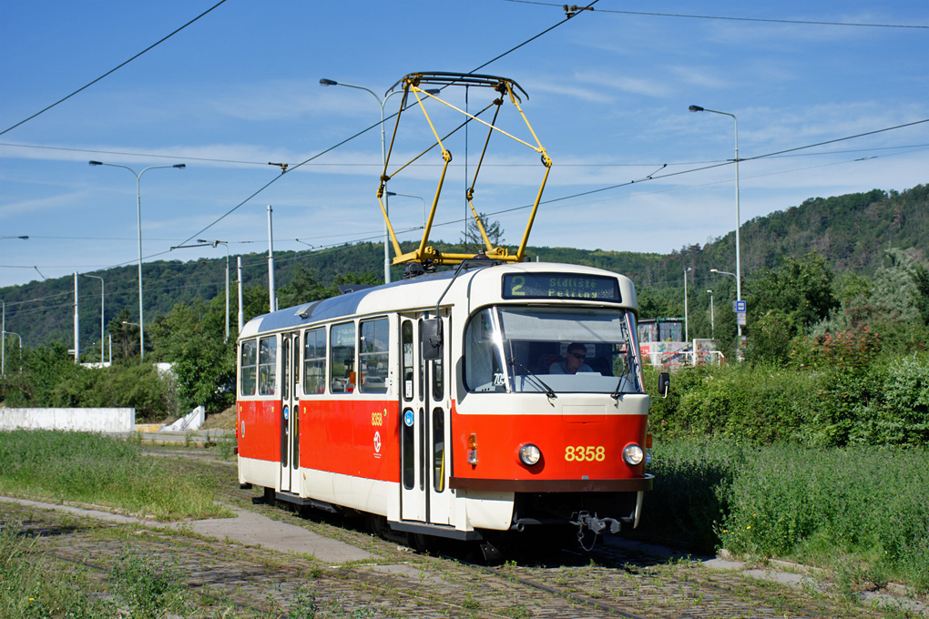 Прага, Tatra T3R.P № 8358