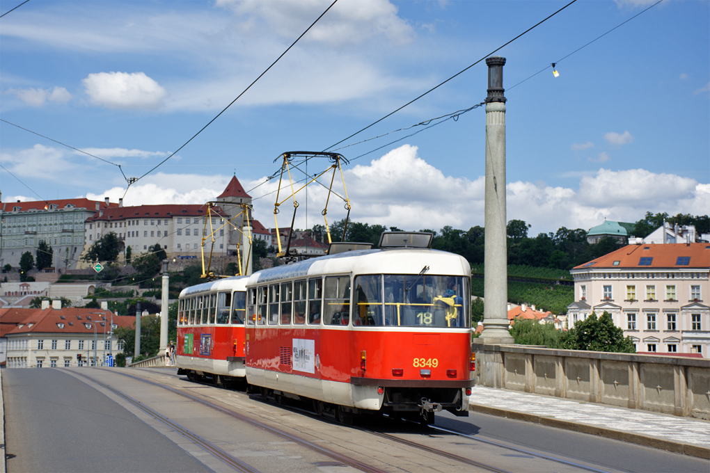 Прага, Tatra T3R.P № 8349