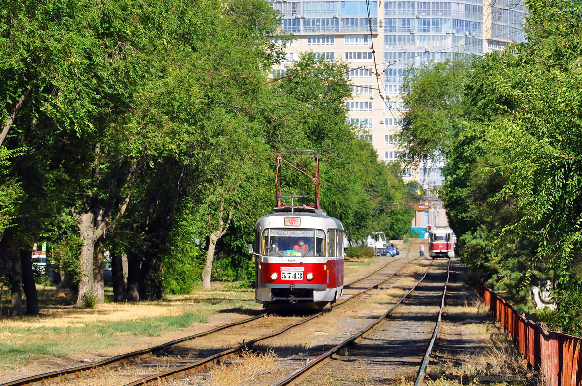 Volgograd, Tatra T3SU № 5743