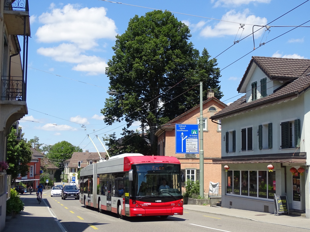 Винтертур, Hess SwissTrolley 3 (BGT-N1C) № 109