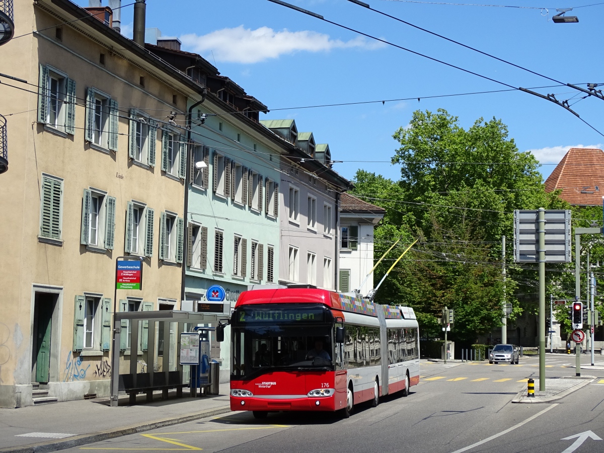 Winterthur, Solaris Trollino II 18 AC № 176