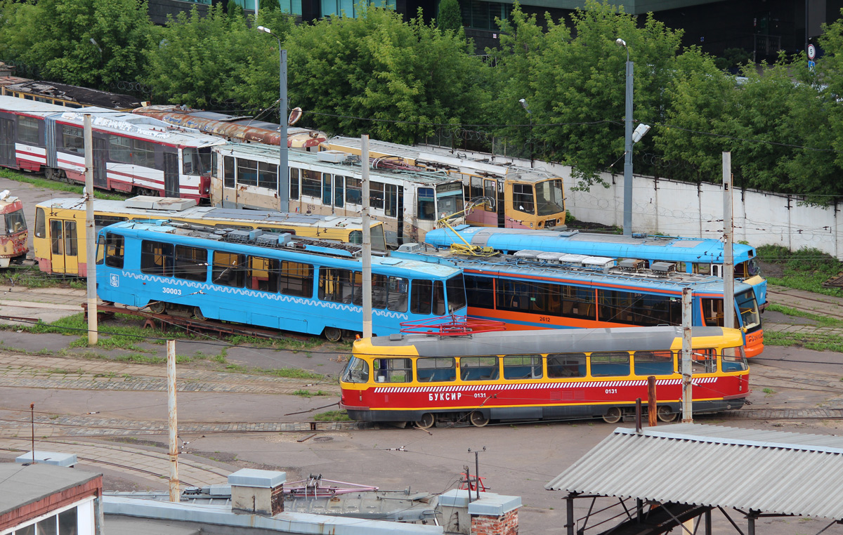 Москва, Tatra T3SU № 0131; Москва, 71-134А (ЛМ-99АЭ) № 30003