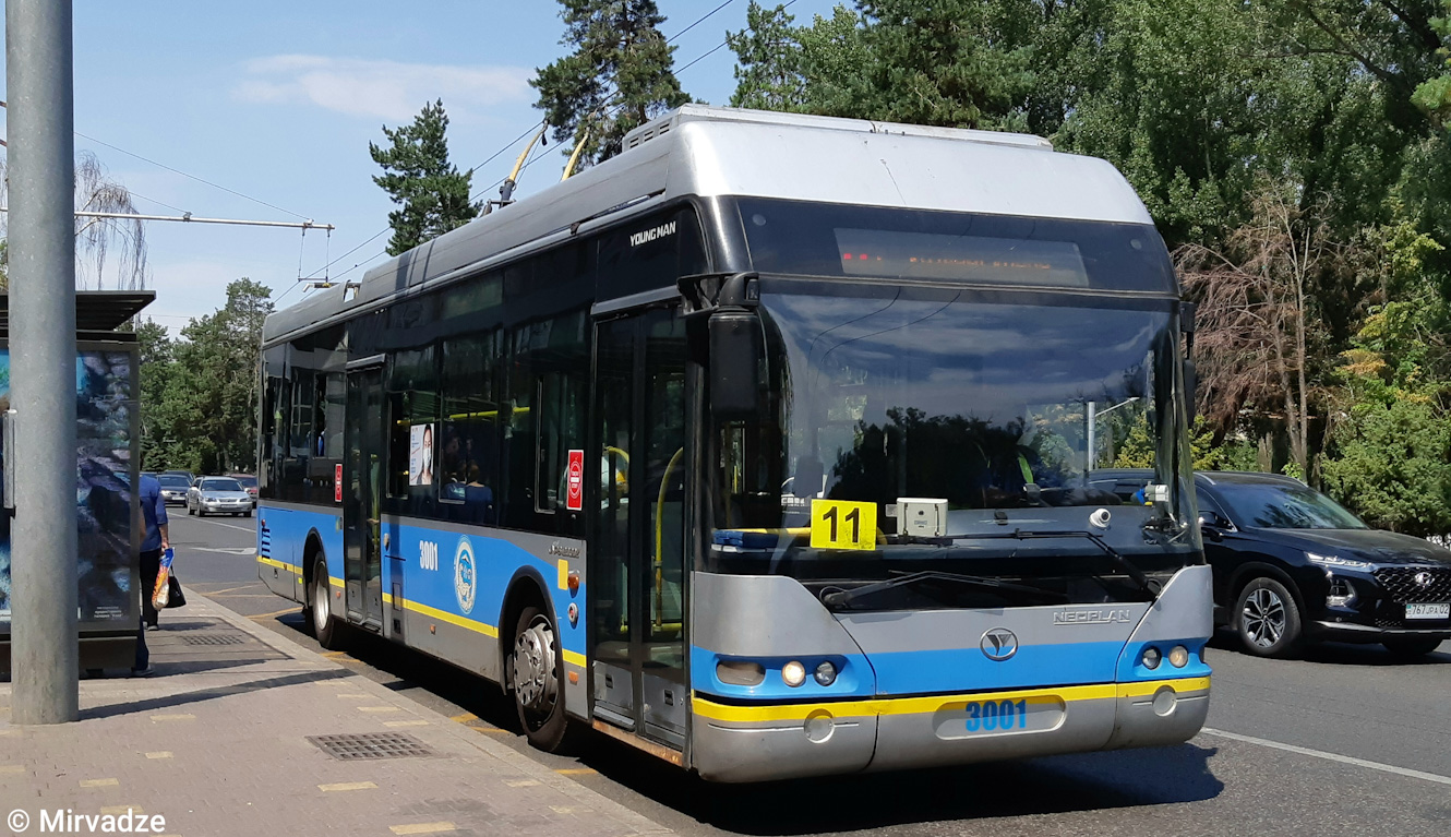 Алматы, YoungMan JNP6120GDZ (Neoplan Kazakhstan) № 3001