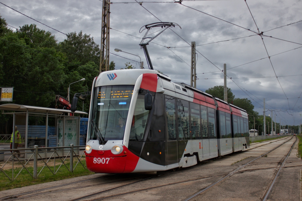 Sankt Petersburg, 71-801 (Alstom Citadis 301 CIS) Nr 8907