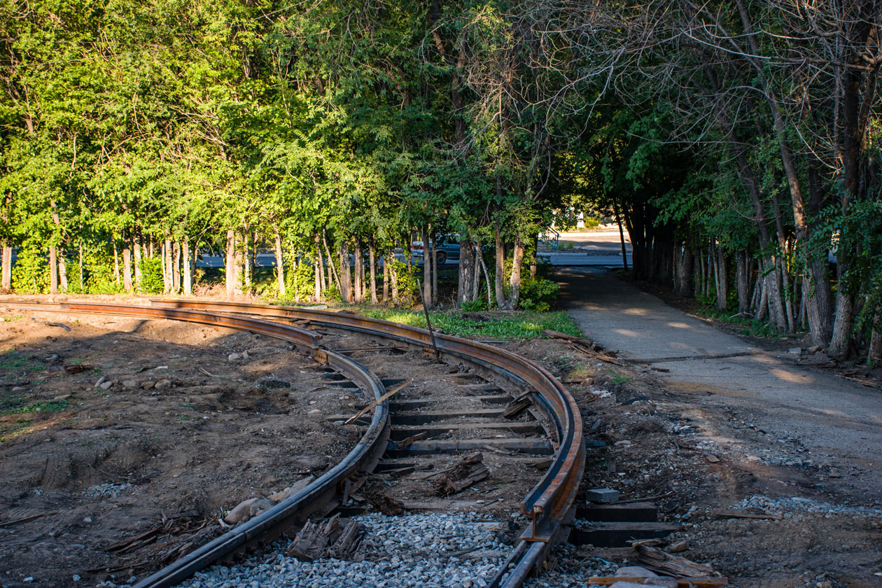 Ust-Kamenogorsk — Repairs; Ust-Kamenogorsk — Tramway lines and infrastructure