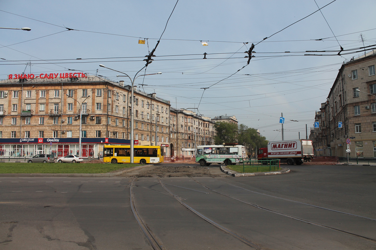 Новокузнецк — Демонтажи трамвайных линий; Новокузнецк — Закрытые трамвайные линии