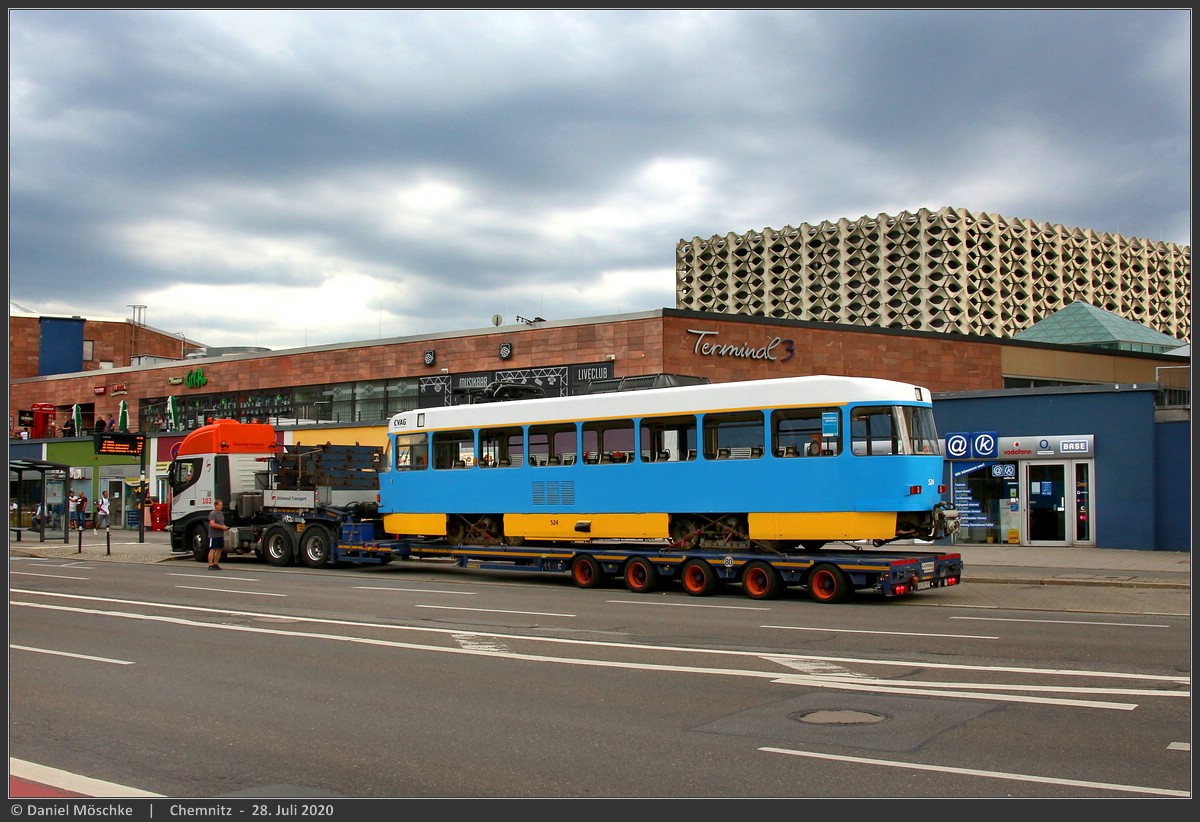 Хемниц, Tatra T3DM № 524; Хемниц — Арт-проект «Парковое лето»