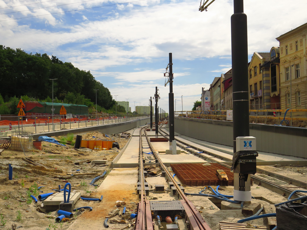 Bidgostie — Tramway Lines' Construction