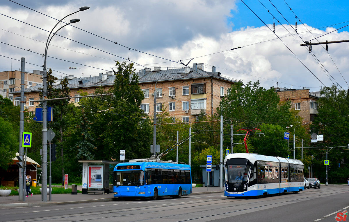 Москва, БКМ 321 № 9824; Москва, 71-931М «Витязь-М» № 31360