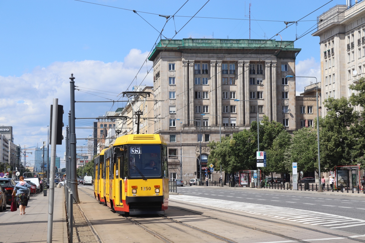 Варшава, Konstal 105Na № 1350