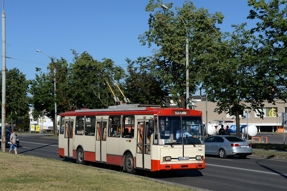 Вильнюс, Škoda 14Tr13/6 № 1590