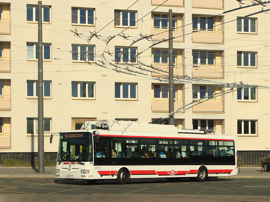Pardubice, Škoda 30Tr SOR — 412