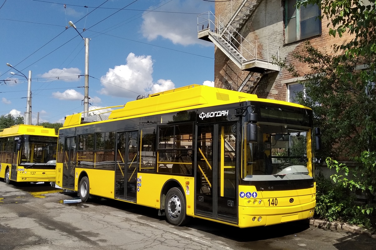 Полтава, Богдан Т70117 № 140; Полтава — Новые троллейбусы Богдан (2020-2021)