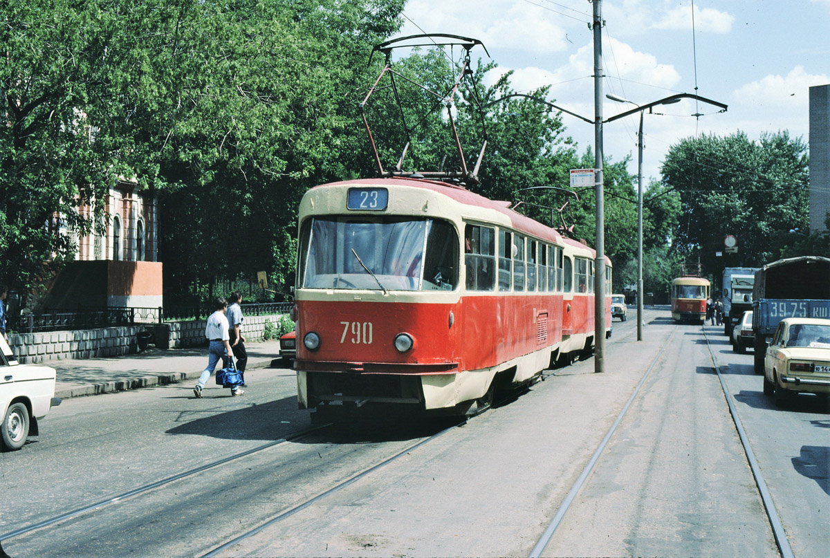 Samara, Tatra T3SU č. 790; Samara — Historical photos — Tramway and Trolleybus (1992-2000)