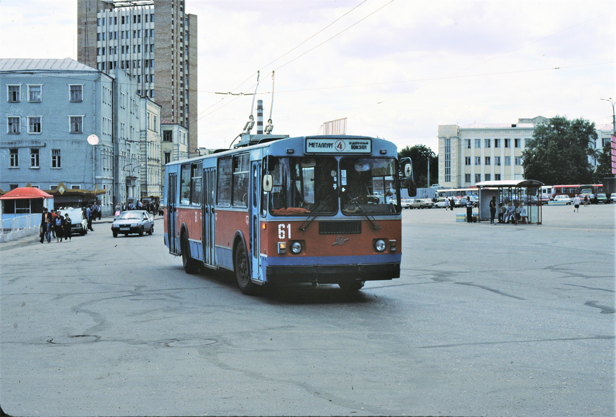 Самара, ЗиУ-682Г [Г00] № 61; Самара — Исторические фотографии — Трамвай и Троллейбус (1992-2000)