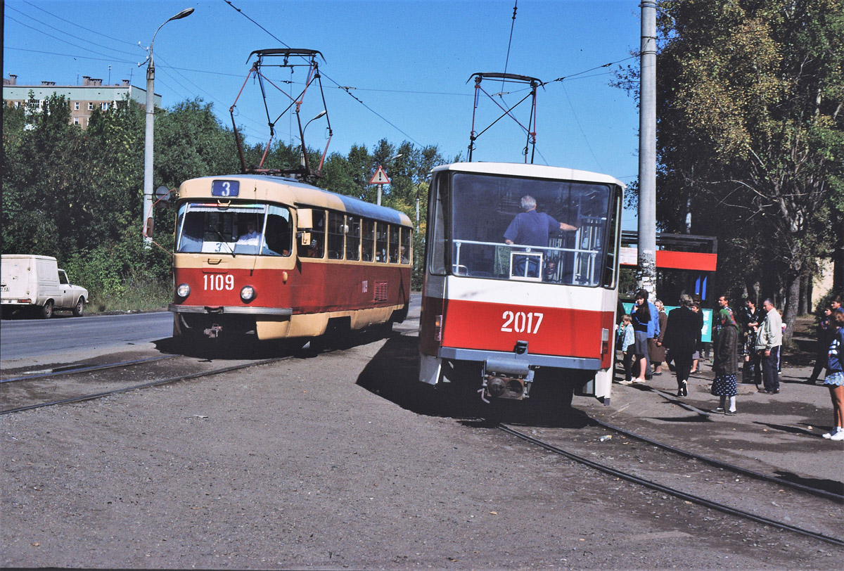 Ижевск, Tatra T3SU (двухдверная) № 1109; Ижевск, Tatra T6B5SU № 2017