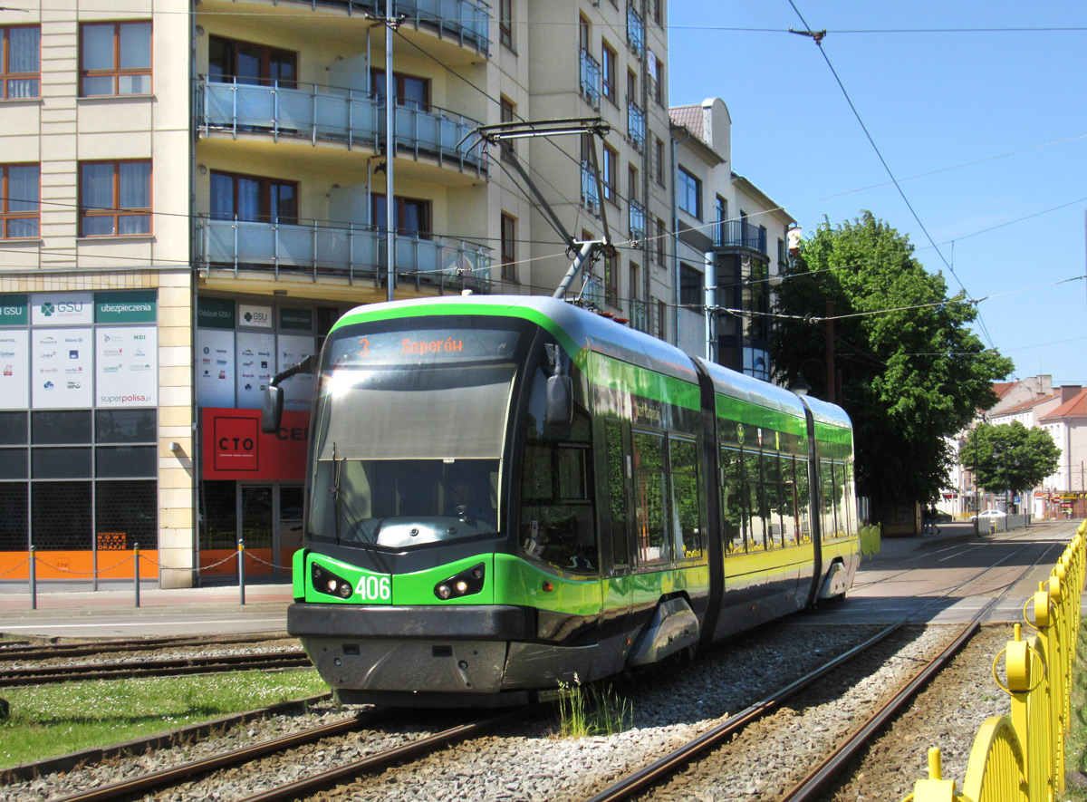 Эльблонг, PESA Tramicus 121N № 406