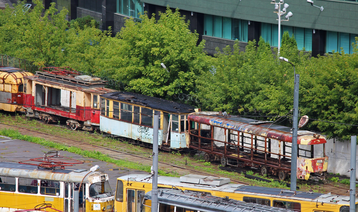 Москва, Tatra T3SU № 1479; Москва, Tatra T3SU № 0225; Москва — Виды с высоты; Москва — Трамвайно-ремонтный завод (ТРЗ)