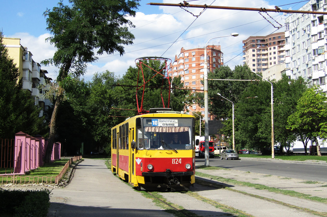 Ростов-на-Дону, Tatra T6B5SU № 824