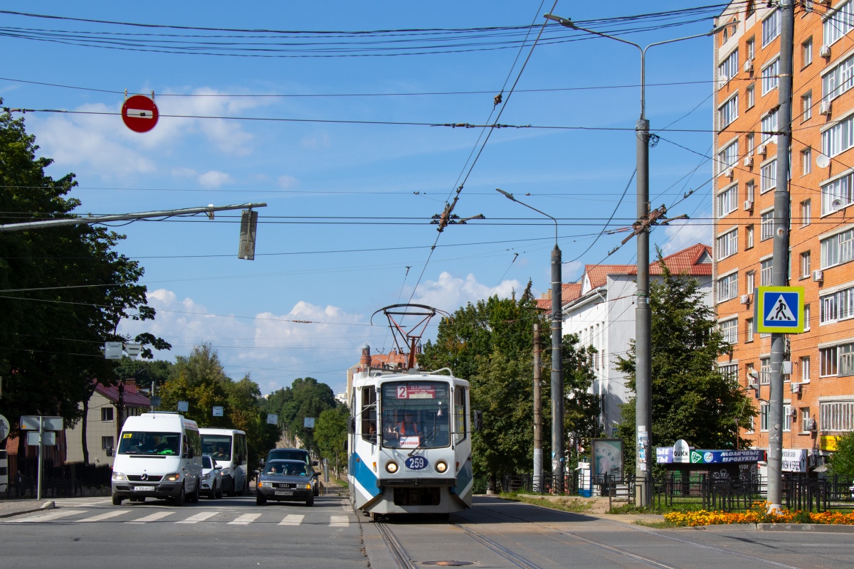 Smolensk, 71-608KM № 259; Smolensk — Shuttle traffic of trams during the repair of Nikolaev Street