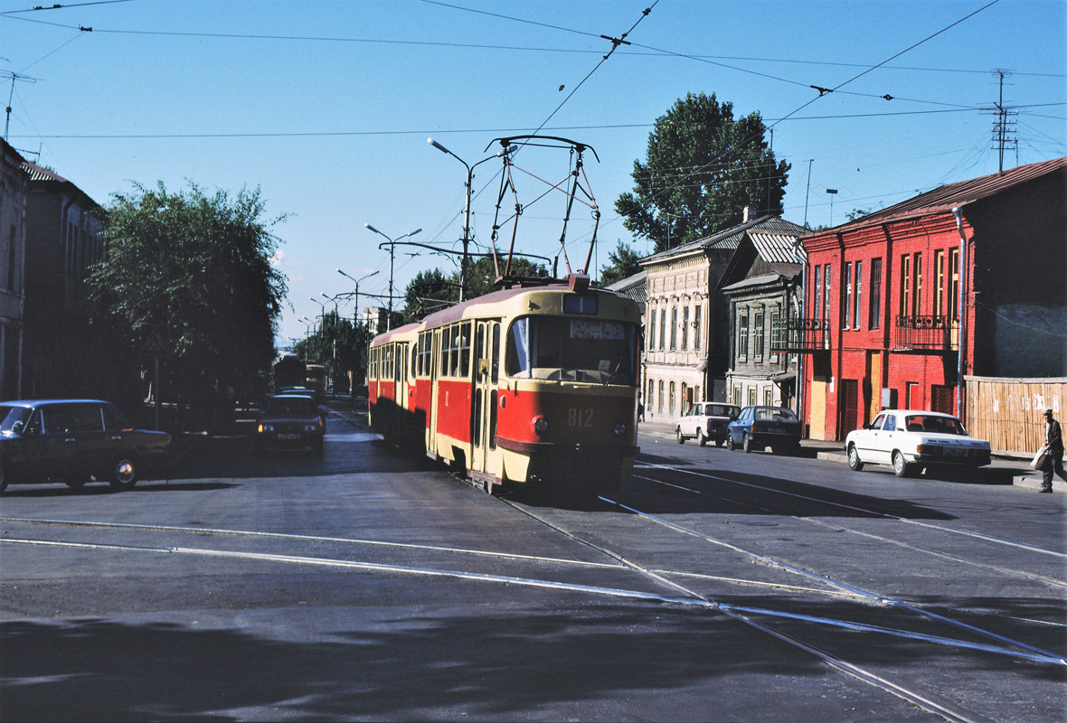 სამარა, Tatra T3SU № 812; სამარა — Historical photos — Tramway and Trolleybus (1992-2000)