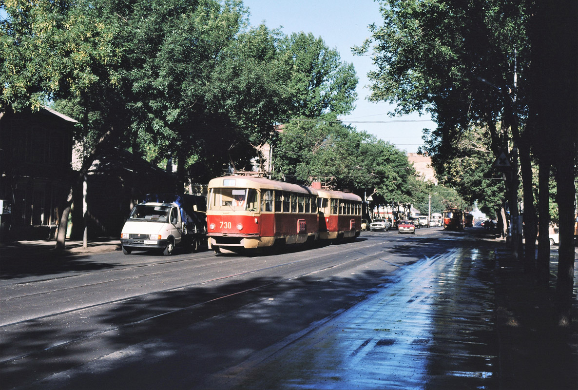 Самара, Tatra T3SU (двухдверная) № 730; Самара — Исторические фотографии — Трамвай и Троллейбус (1992-2000)