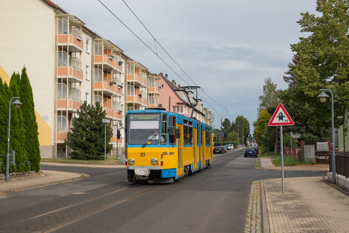 Гота, Tatra KT4DC-Z № 317