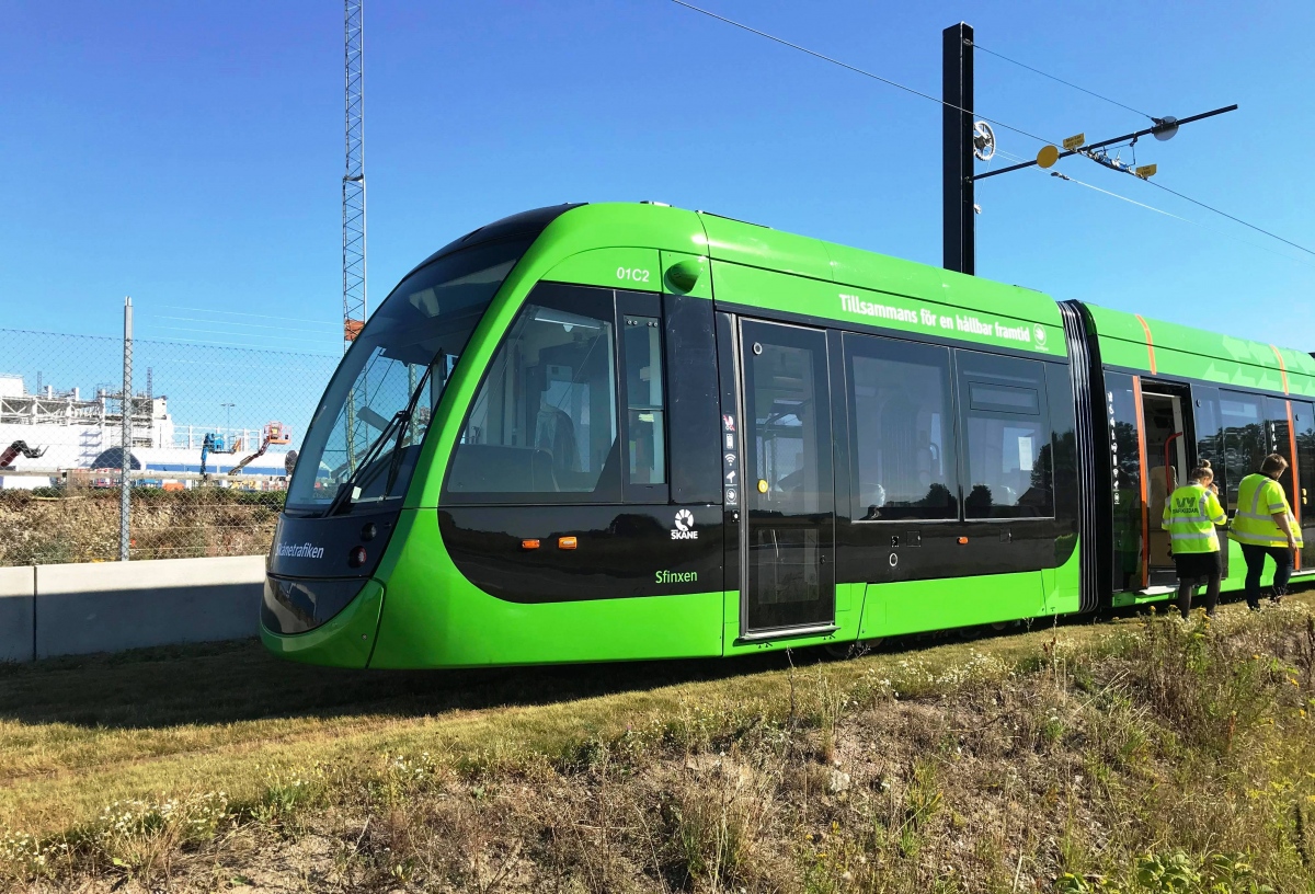 Lund, CAF Urbos 100 # 01; Lund — Tramway Project Development