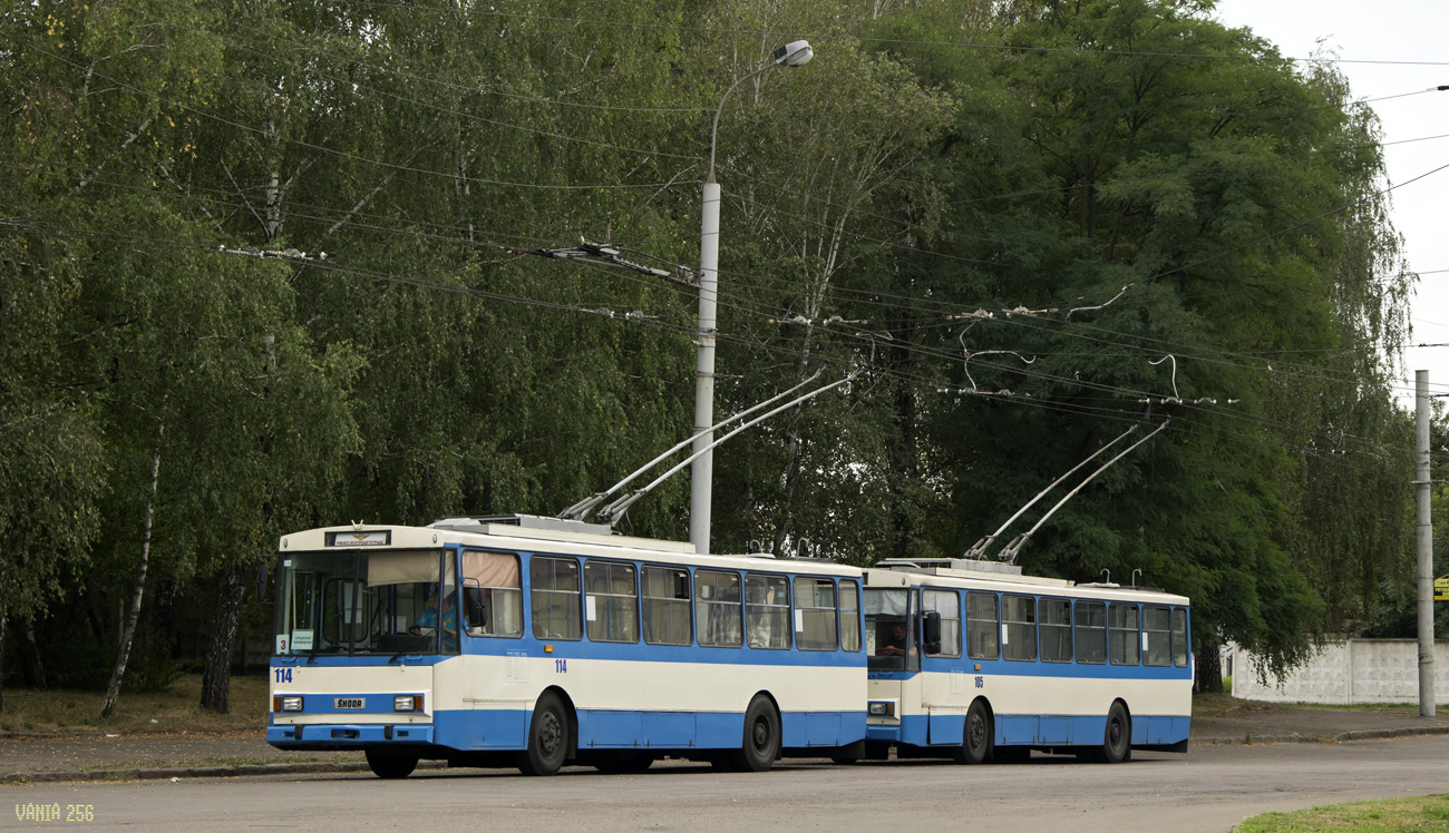 Ровно, Škoda 14Tr89/6 № 114; Ровно, Škoda 14Tr89/6 № 105