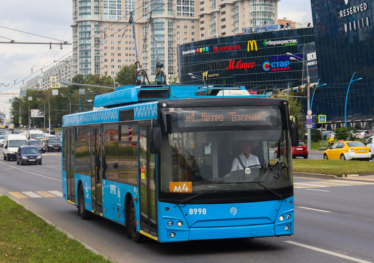 Москва, СВАРЗ-МАЗ-6275 № 8998; Москва — Закрытие движения Московского троллейбуса 24 — 25 августа 2020