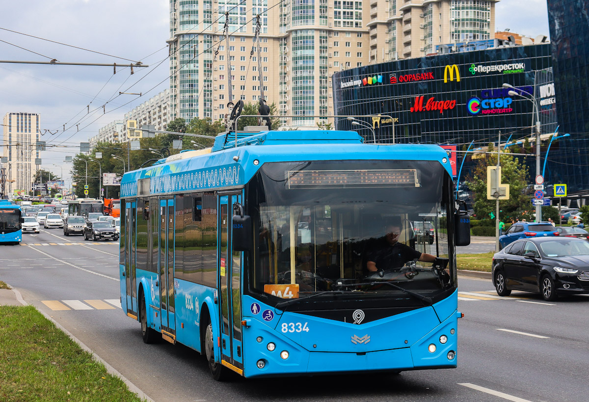 Moscou, BKM 321 N°. 8334; Moscou — Last Days of the Moscow Trolleybus on August 24 — 25, 2020