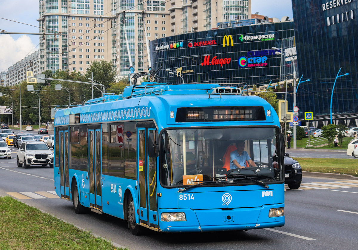 Москва, БКМ 321 № 8514; Москва — Закрытие движения Московского троллейбуса 24 — 25 августа 2020