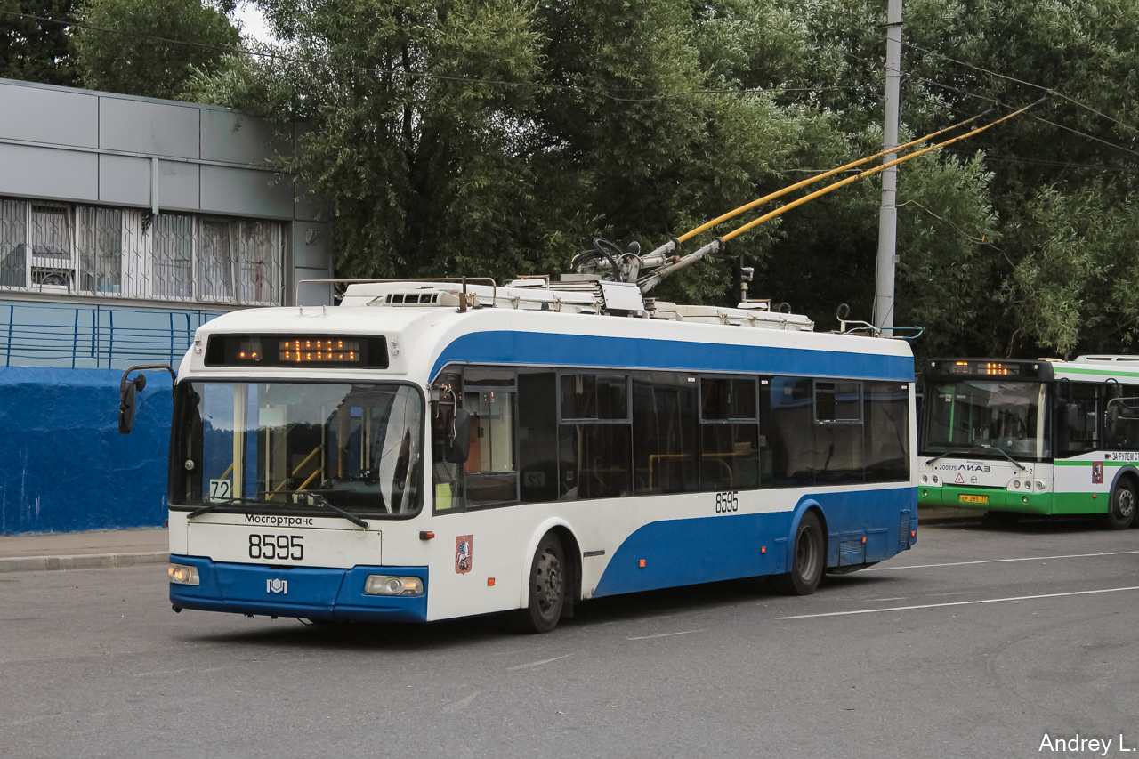 Москва, БКМ 321 № 8595; Москва — Закрытие движения Московского троллейбуса 24 — 25 августа 2020