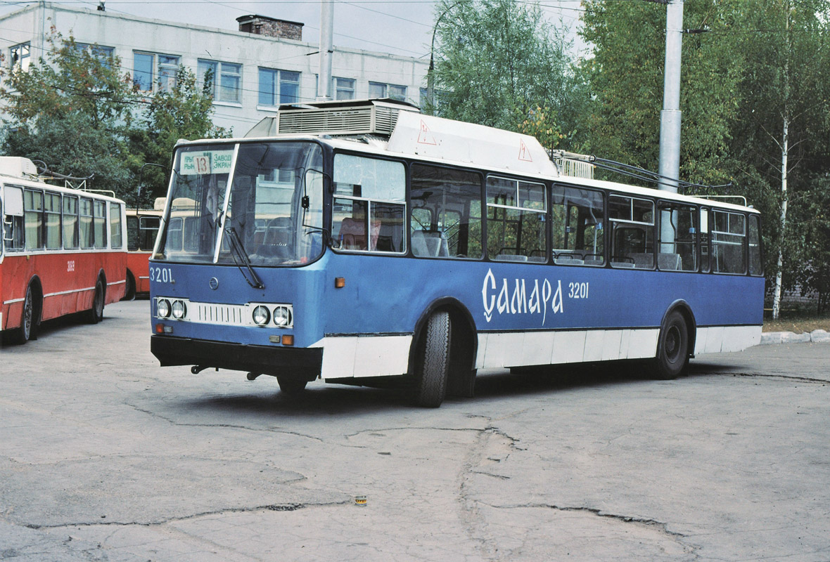 Самара, СЗТМ № 3201; Самара — Исторические фотографии — Трамвай и Троллейбус (1992-2000); Самара — Троллейбусное депо № 3