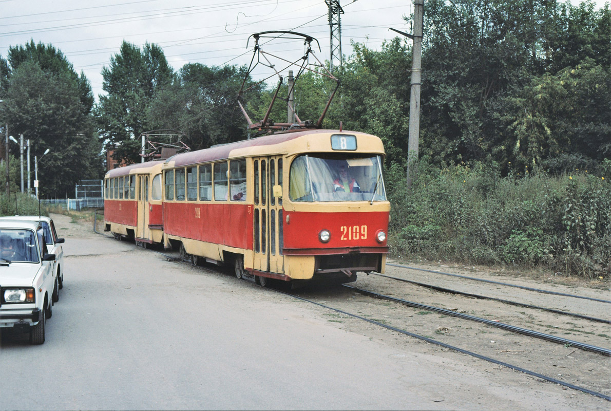 Самара, Tatra T3SU (двухдверная) № 2109; Самара — Исторические фотографии — Трамвай и Троллейбус (1992-2000)
