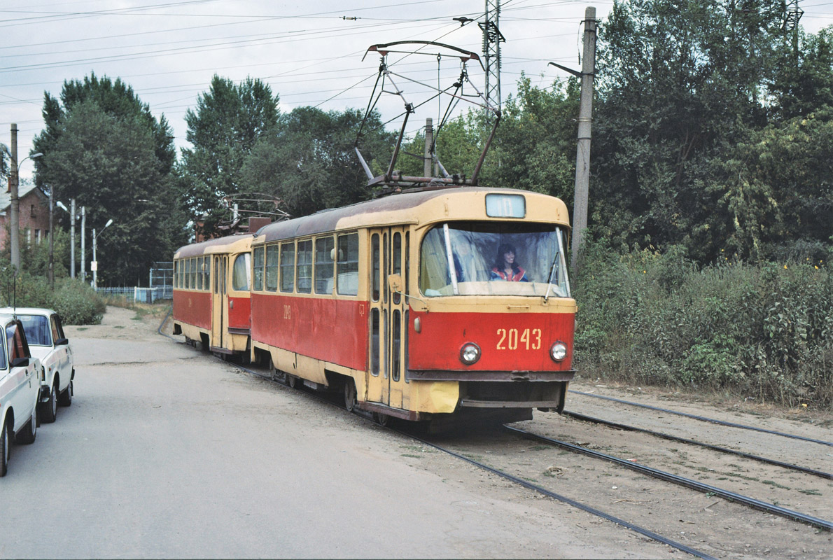 Samara, Tatra T3SU (2-door) № 2043; Samara — Historical photos — Tramway and Trolleybus (1992-2000)