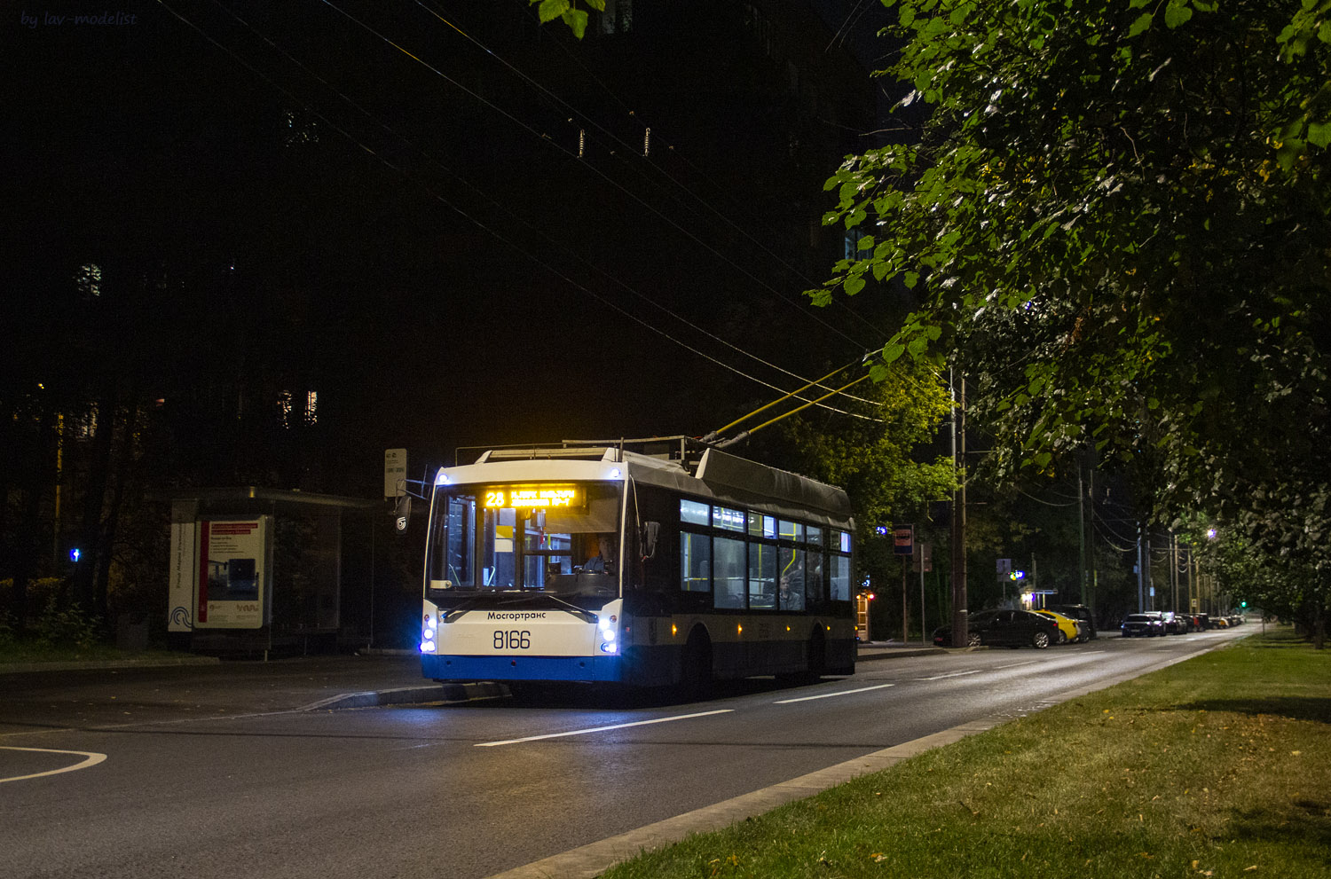 Москва, Тролза-5265.00 «Мегаполис» № 8166; Москва — Закрытие движения Московского троллейбуса 24 — 25 августа 2020