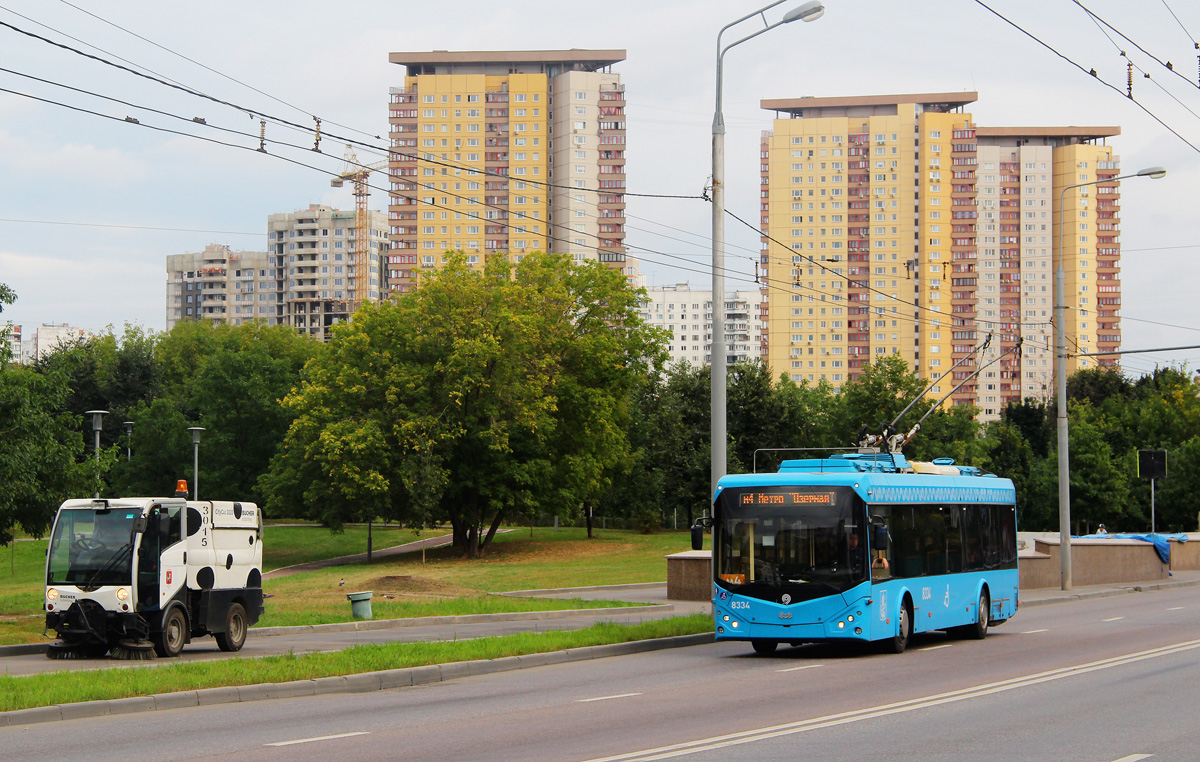Москва, БКМ 321 № 8334; Москва — Закрытие движения Московского троллейбуса 24 — 25 августа 2020