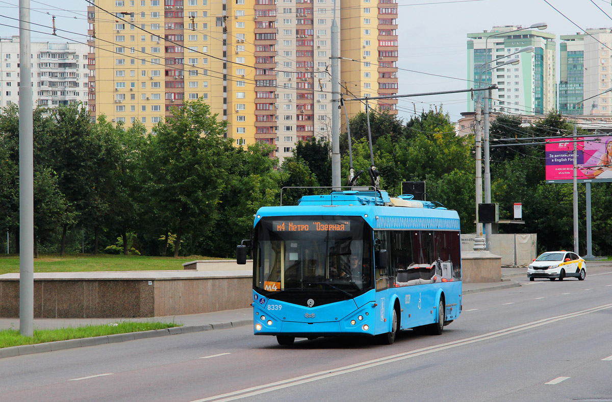 Москва, БКМ 321 № 8339; Москва — Закрытие движения Московского троллейбуса 24 — 25 августа 2020