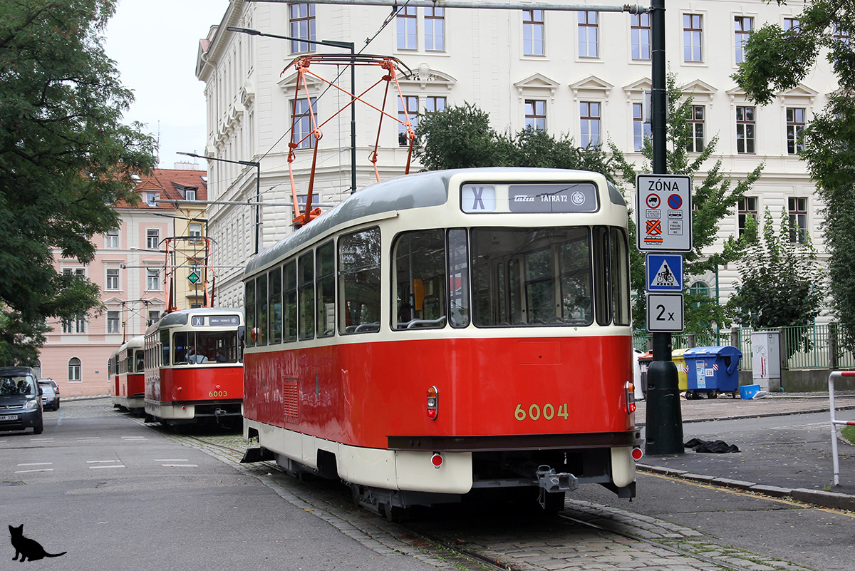 Praha, Tatra T2R # 6004; Praha — Photo trip "T2 tramways near Prague castle"