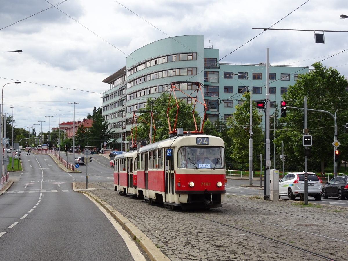 Прага, Tatra T3SUCS № 7191; Прага, Tatra T3SUCS № 7275