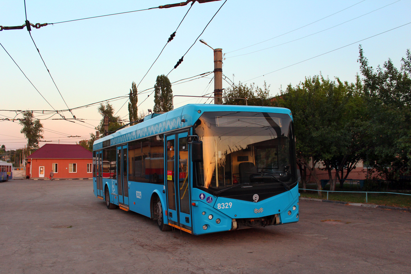 Saratov, BKM 321 č. 8329; Saratov — Delivery of trolleybuses from Moscow — 2020