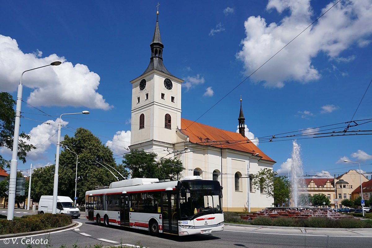 Pardubice, Škoda 28Tr Solaris III Nr 407