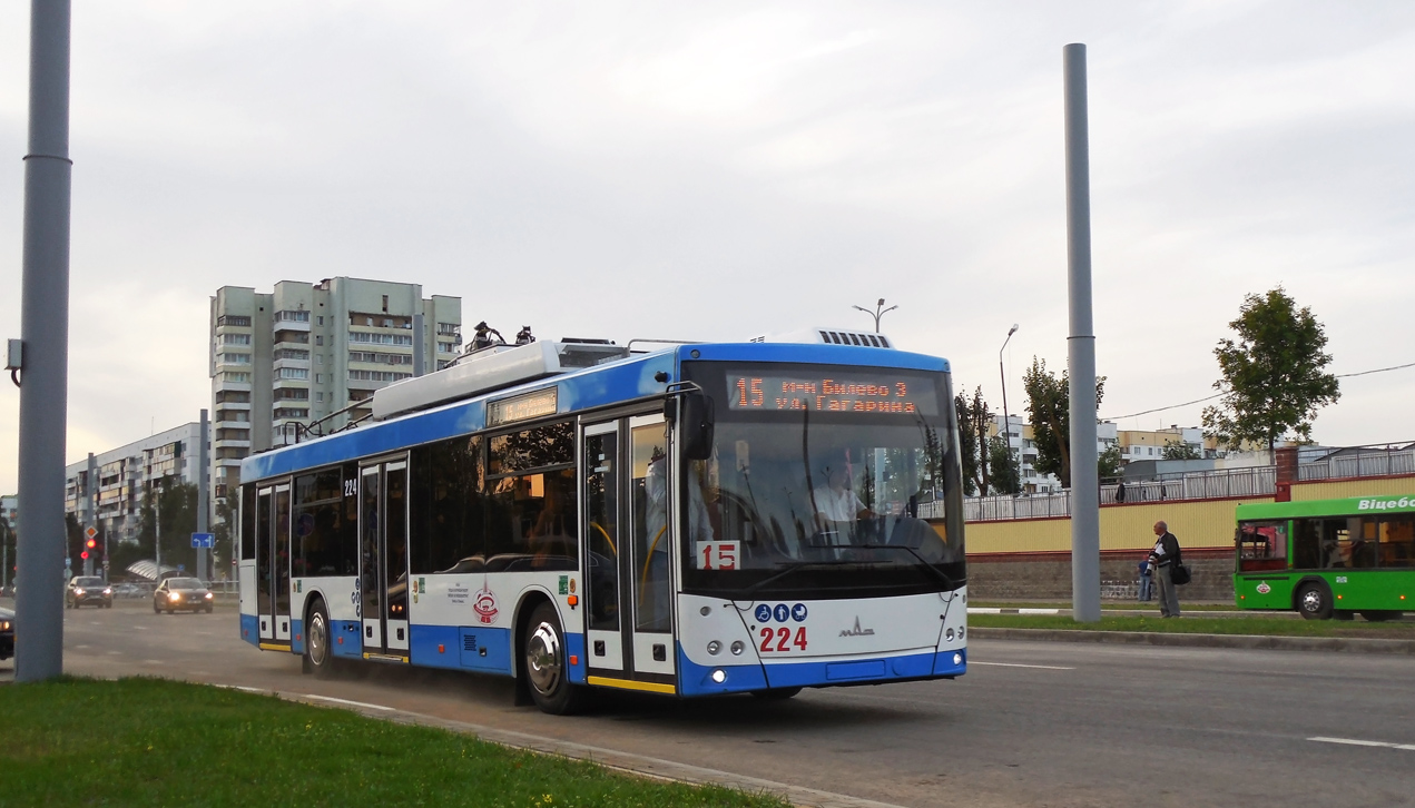 Витебск, МАЗ-203Т70 № 224; Витебск — Троллейбусные маршруты с использованием автономного хода