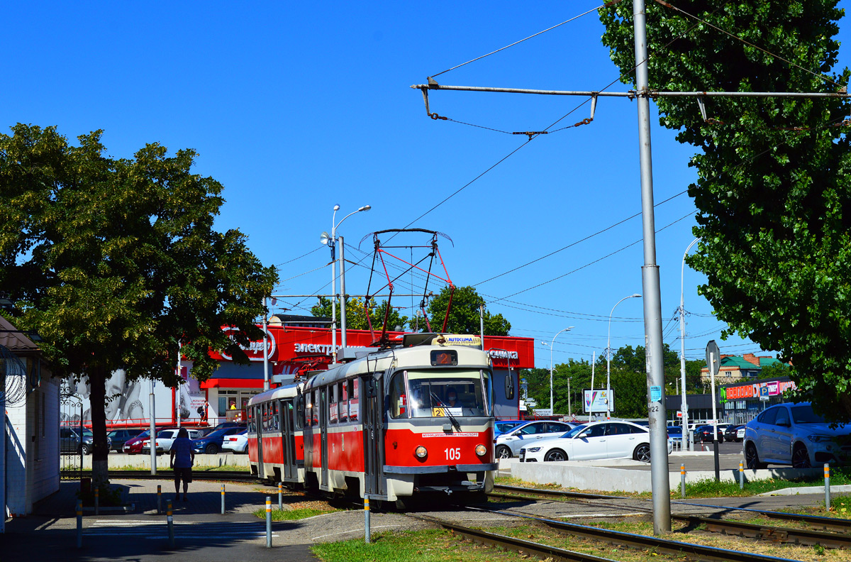 Краснодар, Tatra T3SU КВР МРПС № 105