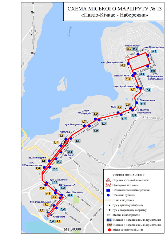 Запорожье — Схемы отдельных маршрутов (троллейбус)