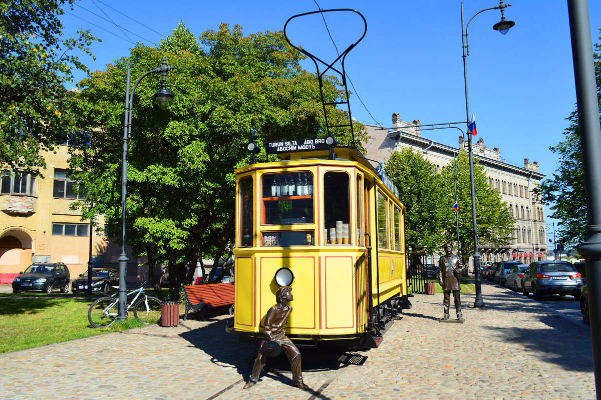 Выборг — Памятник Выборгскому трамваю