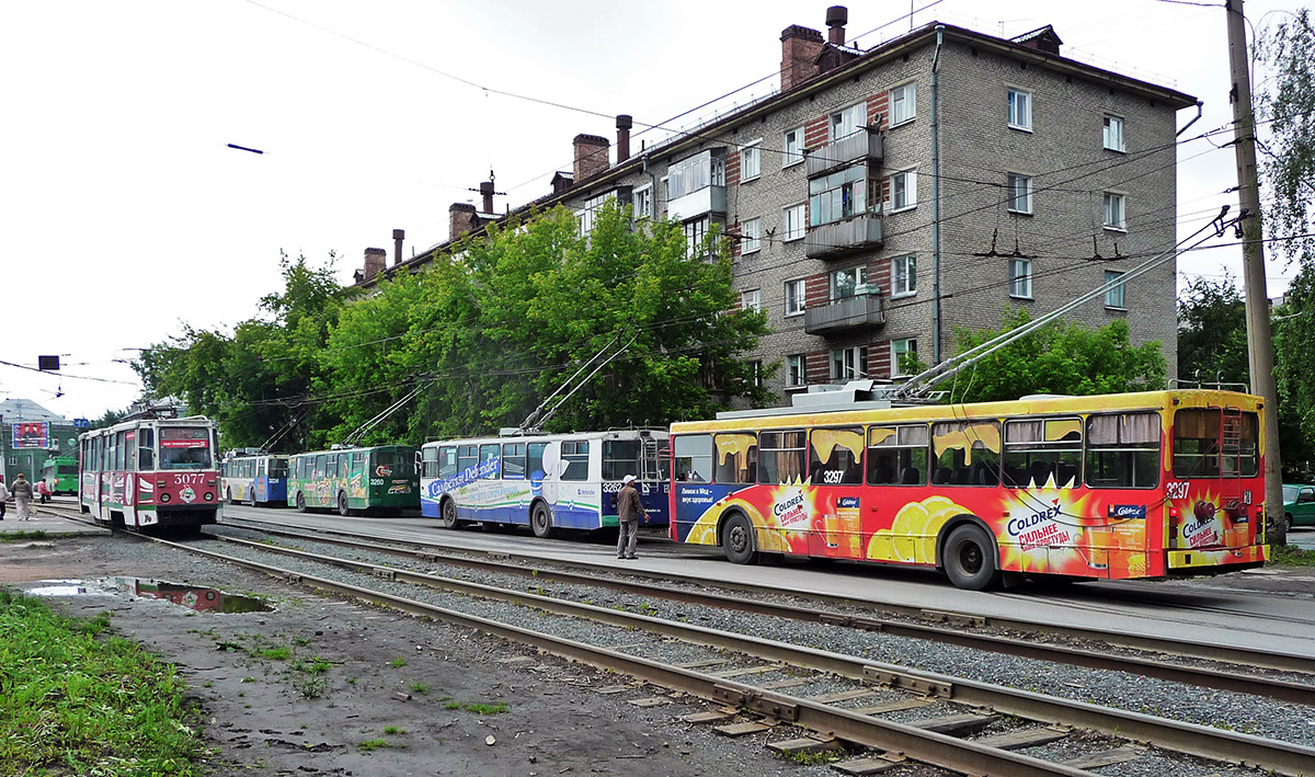 Новосибирск, ВМЗ-5298.00 (ВМЗ-375) № 3297; Новосибирск — Трамвайные и троллейбусные линии и конечные